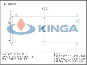 HONDA CITY 80110-SX8-D01 kondensor